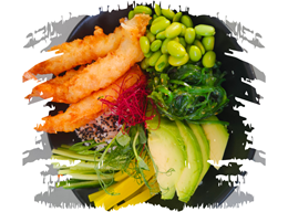 Poke Bowl: Z chrupiącymi krewetkami 