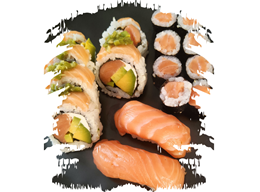 Zestaw sushi dla 1 osoby:  Surowy 1 - 16 szt. 