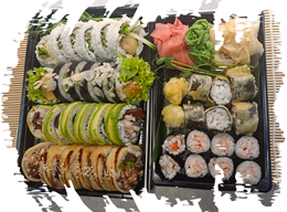 Zestaw sushi dla 3 osób lub więcej:  Pieczona Ryba 3 - 40 szt. 