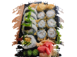 Zestaw sushi dla 1 osoby:  Karmazynowy 1 - 14 szt. 